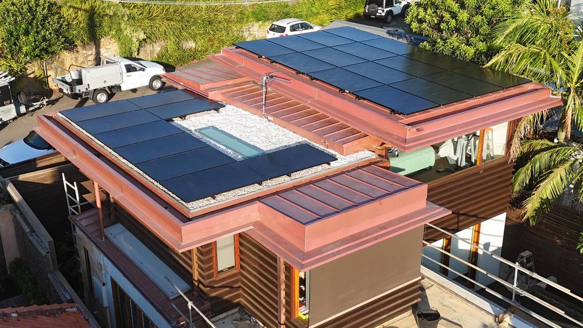 Optilis solar installation Northern Beaches